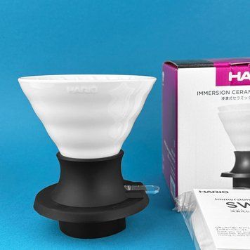 Имерсионный пуровер Hario Switch 02 керамический на 1-4 чашки белый SSDC-200-W фото