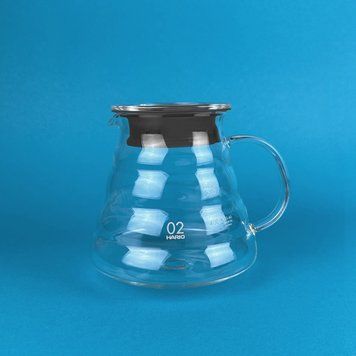 Сервер графін Hario V60 зі скляною ручкою 600мл XGSR-60-TB-EX фото