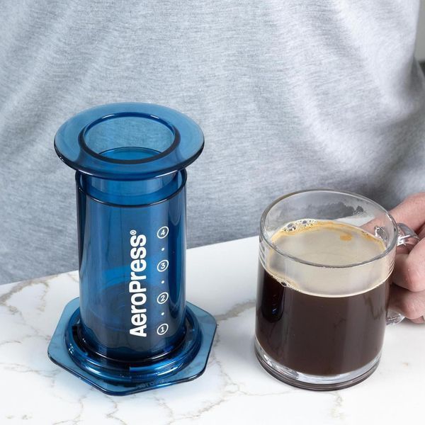 Ручная Кофеварка AeroPress Clear синяя 90BL05 фото