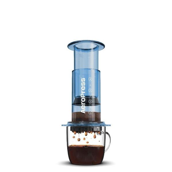 Ручная Кофеварка AeroPress Clear синяя 90BL05 фото