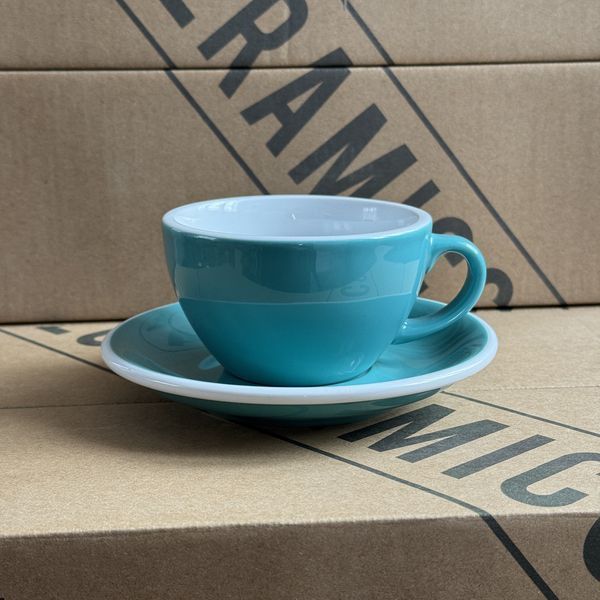 Чашка с блюдцем Loveramics EGG 200мл Teal 2541915023 фото