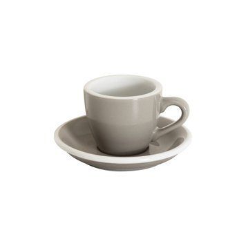 Чашка с блюдцем Loveramics EGG 80мл Taupe 2541930465 фото
