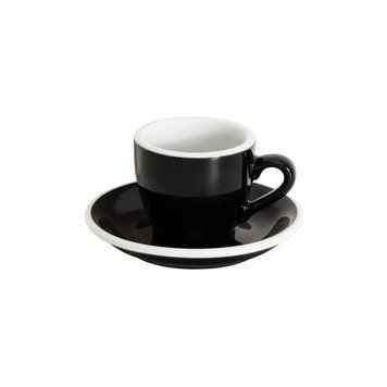 Чашка с блюдцем Loveramics EGG 80мл Black 2541942686 фото