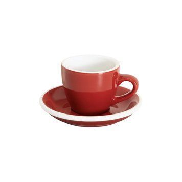 Чашка с блюдцем Loveramics EGG 80мл Red 2541944691 фото