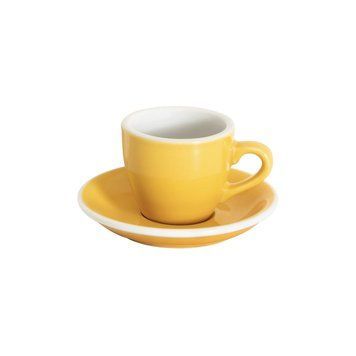 Чашка с блюдцем Loveramics EGG 80мл Yellow 2541945554 фото
