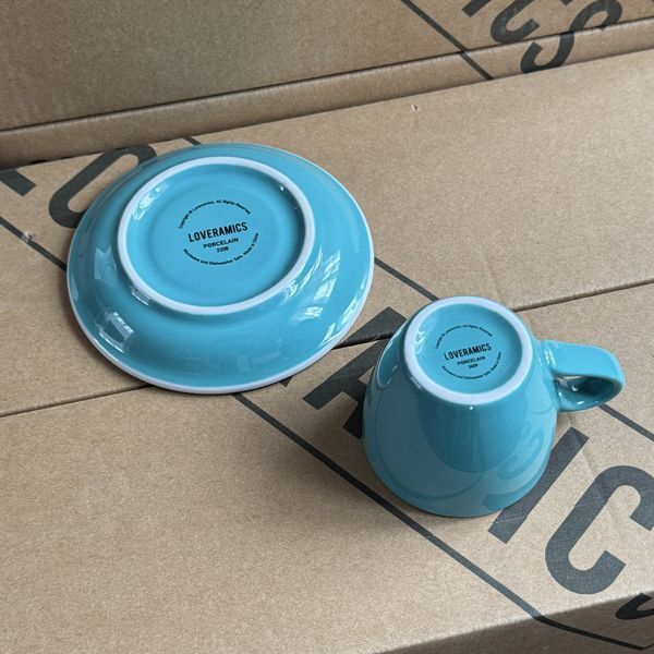 Чашка с блюдцем Loveramics EGG 80мл Teal 2541946720 фото