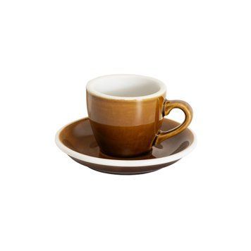 Чашка с блюдцем Loveramics EGG Potter 80мл Caramel 2853294708 фото
