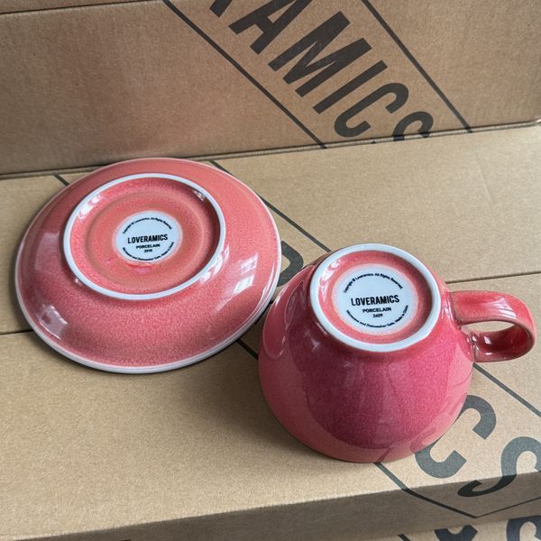 Чашка с блюдцем Loveramics EGG Potter 300мл Berry 2541964525 фото