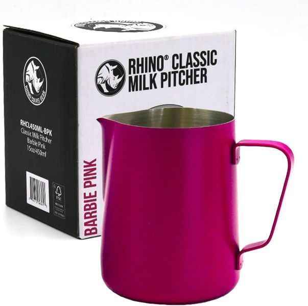 Пітчер Rhino Coffee Gear Classic 450 мл barbie pink 2638579963 фото