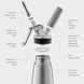 Сифон для вершків Cream Whipper 1000 мл з балончиками сріблястий CW_1000S_N2O фото 4