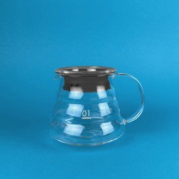 Сервер графін Hario V60 зі скляною ручкою 360мл XGSR-36-TB-EX фото
