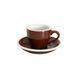 Чашка з блюдцем Loveramics EGG 80мл Brown 2671372034 фото 1