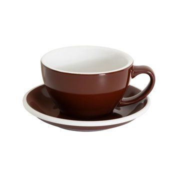 Чашка с блюдцем Loveramics EGG 300мл Brown 2671377365 фото