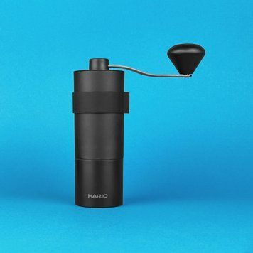 Кавомолка ручна Hario Mini Black Pro з металевими жорнами CMS-B-EX фото