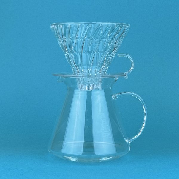Набор Hario V60 Glass 02 для фильтра кофе с графином и фильтрами S-VGBK-02-T фото