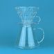 Набор Hario V60 Glass 02 для фильтра кофе с графином и фильтрами S-VGBK-02-T фото 2