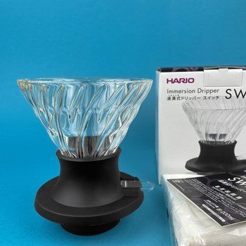 Імерсійний пуровер Hario Switch 02 скляний на 1-4 чашки SSD-200-B фото