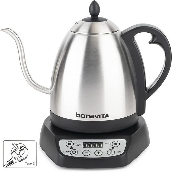 Чайник із підтримкою температури Bonavita Сірий 1000 мл BV382510VCEV фото