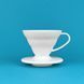 Пуровер Hario V60 01 белый пластиковый на 1-2 чашки vd-01w фото 1