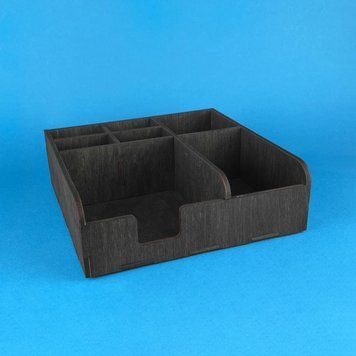 Барний органайзер Ecowood small на 7 секцій із дерева венге 1867587257 фото